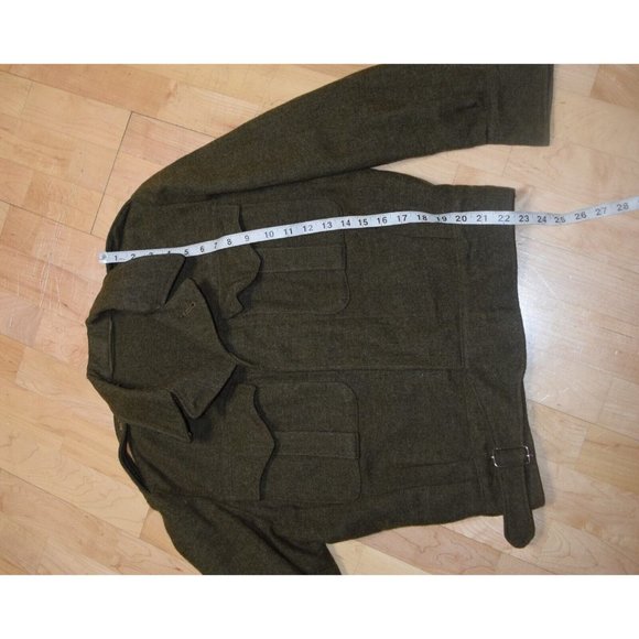 VTG 1955 US Army Sage Green Sergeant Battledress Blouse Uniform Jacket Wool - Picture 6 of 7